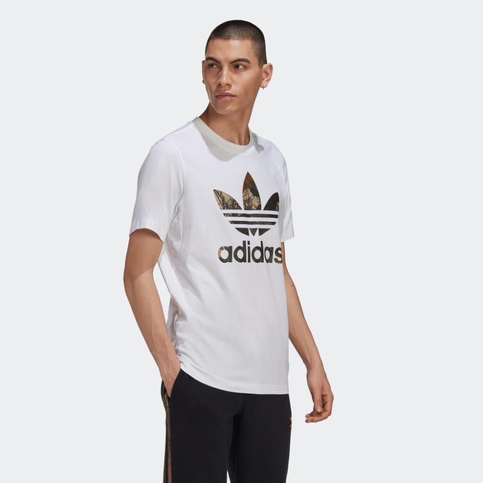 Áo Thun Tay Ngắn Cổ Tròn Họa Tiết Rằn Ri Chính Hãng Adidas Gd5949 + + + 100% Xịn 🎁