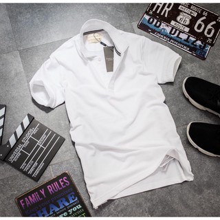 Áo polo Zara phối cổ