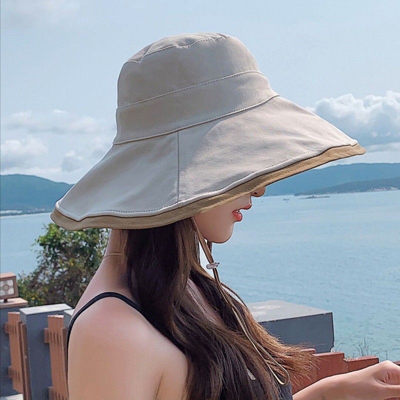 NÓN MŨ RỘNG VÀNH CHỐNG NẮNG 2 MẶT PHỐI VIỀN