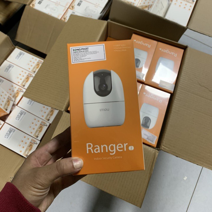Camera IP 2M WIFI  IMOU Ranger 2 A22P Trong Nhà Còi Hú Báo Động Độ nét cao 1080P FullHD
