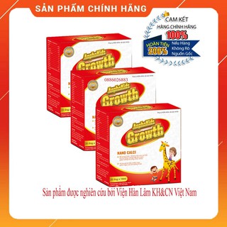 Canxi cho bé Anphakids Growth - giúp trẻ cao lớn, hộp 20 ống