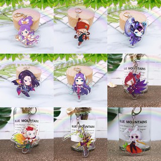 Móc khóa LOL Móc Chìa Khóa Mô Hình Tướng Liên Minh Huyền Thoại LOL Lux Master Yi Yasuo Sona Riven Zoe Caitlyn Ezreal Lul