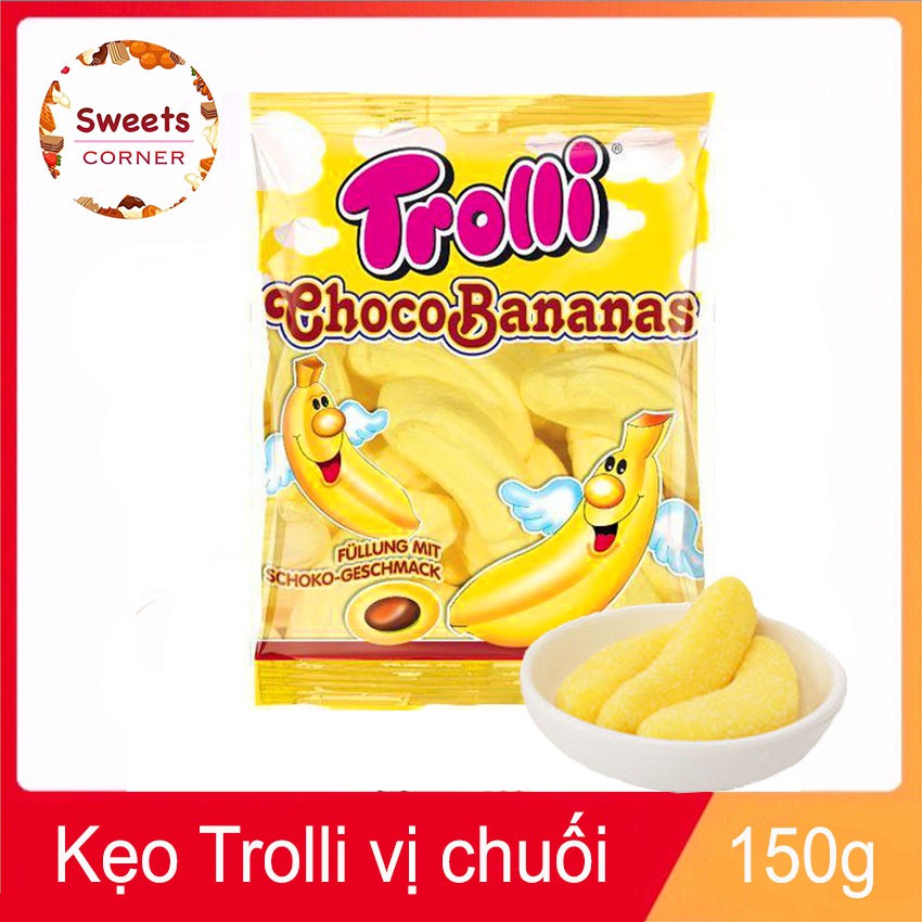 Kẹo Trolli Choco Bananas vị Chuối 150g