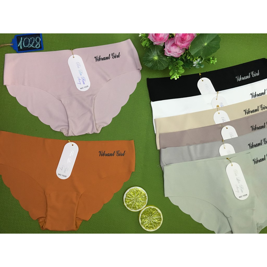 Set 10 Quần Lót nữ Đúc Su không đường may Viền Sóng MS1028