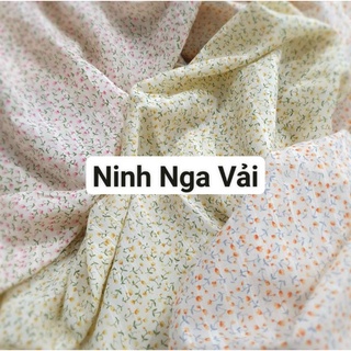 vải đũi hoa nhí