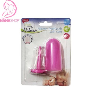 Rơ lưỡi silicone Nature Thái Lan có nắp