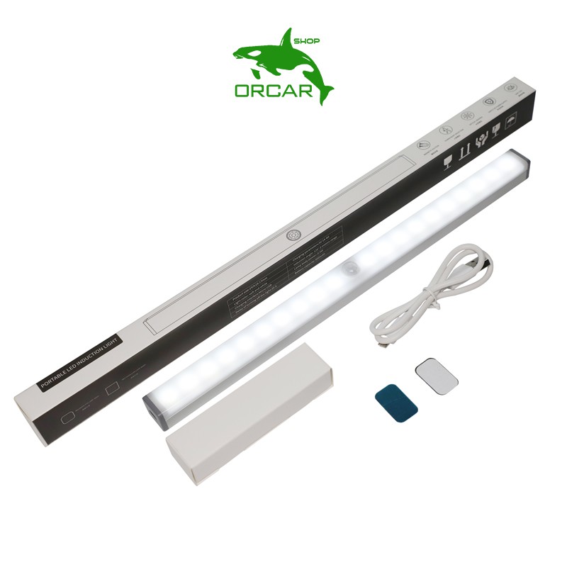 [FREESHIP] Đèn LED cảm ứng hồng ngoại tự động phát sáng khi có người, hình thanh, khung Nhôm cao cấp | BigBuy360 - bigbuy360.vn