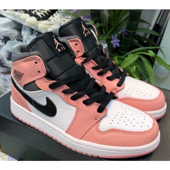 Giày Jodan Hồng Cao Cổ , JD1 AF1 Hồng nữ Cổ Cao Full Box | BigBuy360 - bigbuy360.vn