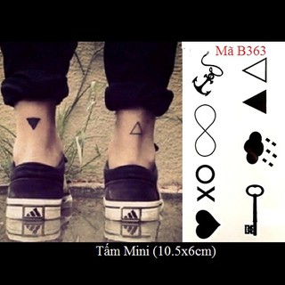 Xăm dán Tattoo nhỏ B363