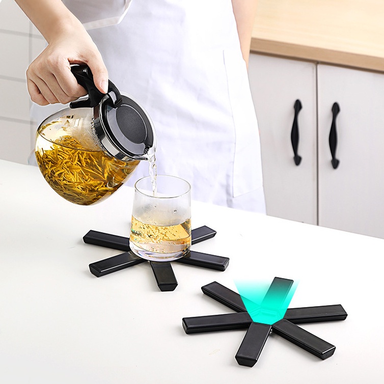 Đệm Lót Nồi Cách Nhiệt Chống Trượt Có Thể Gấp Gọn Tiết Kiệm Không Gian