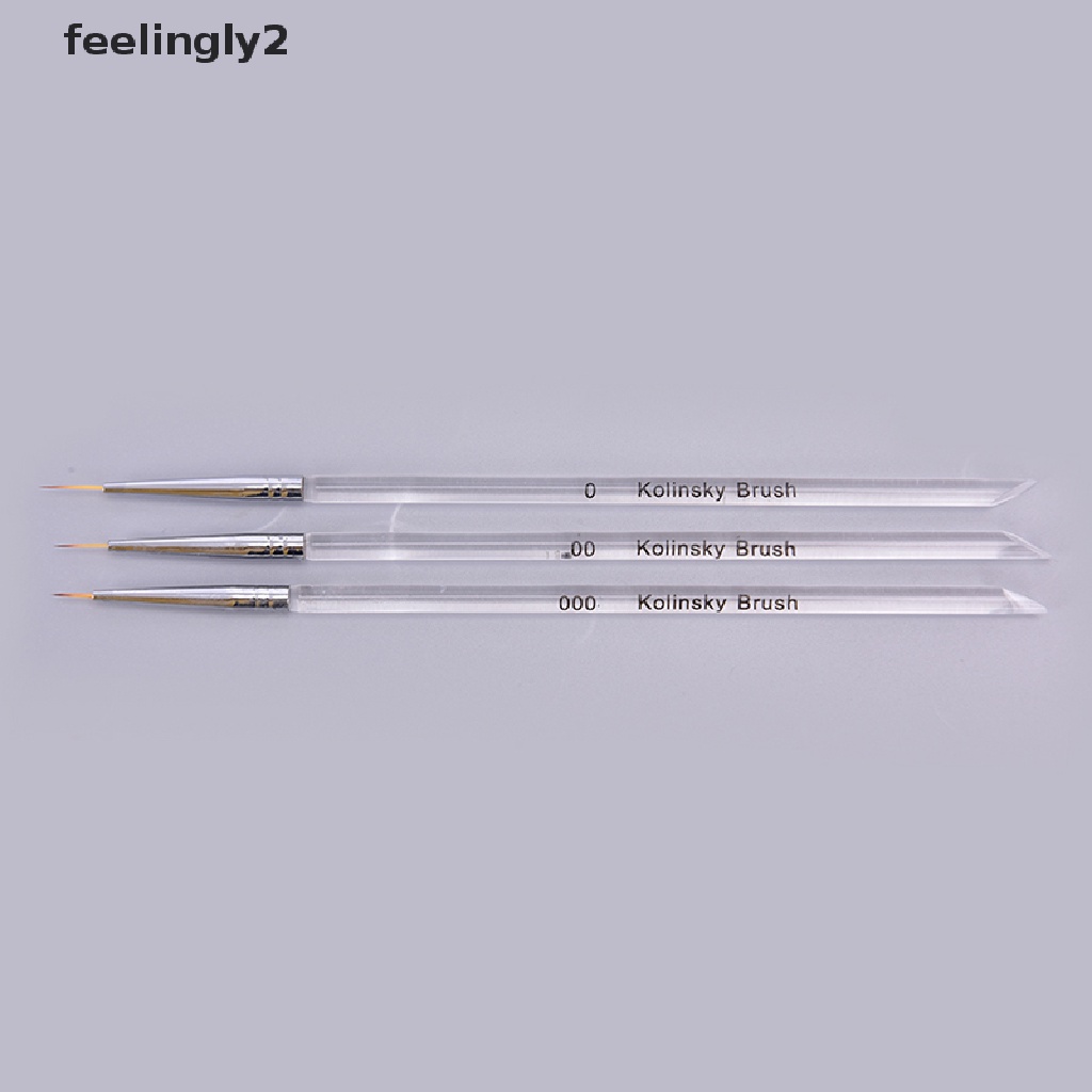 Set 3 Cọ Vẽ Trang Trí Móng Nghệ Thuật Chuyên Nghiệp