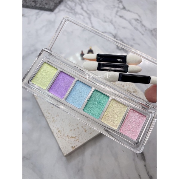bột nén tráng gương trang trí nail
