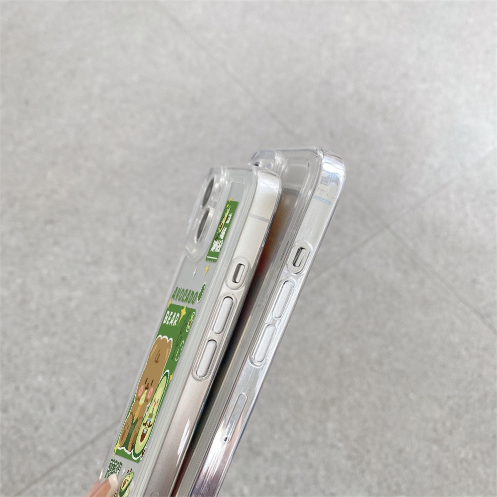Ốp Điện Thoại Mềm Trong Suốt Chống Sốc In Họa Tiết Dễ Thương Cho IPhone 11 13 12 X XS Pro Max XR 12 13