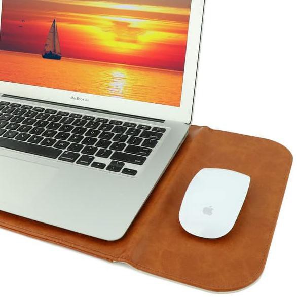 Túi Da Đựng Laptop Chống Thấm Nước Cho Macbook Air 13 ''