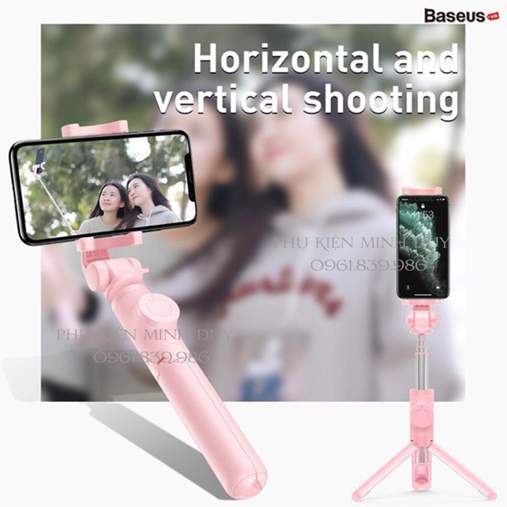 Gậy tự sướng tích hợp Tripod chân xếp gọn Baseus Lovely (Bluetooth Remote Camera Control, Folding Bracket Livestre | WebRaoVat - webraovat.net.vn