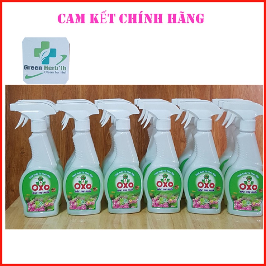 Combo 2 Bình Xịt Diệt Ruồi Thảo Mộc OXO Sinh Học Chai 300ml An Toàn Cho Trẻ Em Hiệu Quả Cao