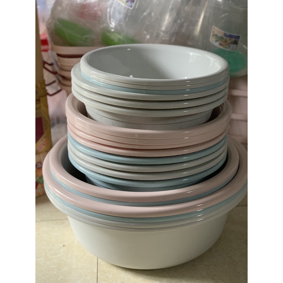 Chậu nhựa 50cm Việt Nhật Hokori 2526  chậu nhựa giặt quần áo cao cấp chậu tắm dễ thương cho bé