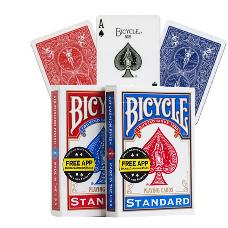 Set 2 Bộ Bài Bicycle Standard Playing Cards, Thẻ Sưu Tập USPCC, Trò Chơi Thẻ Ma Thuật, Đạo Cụ Ảo Thuật Cho Nhà Ảo Thuật