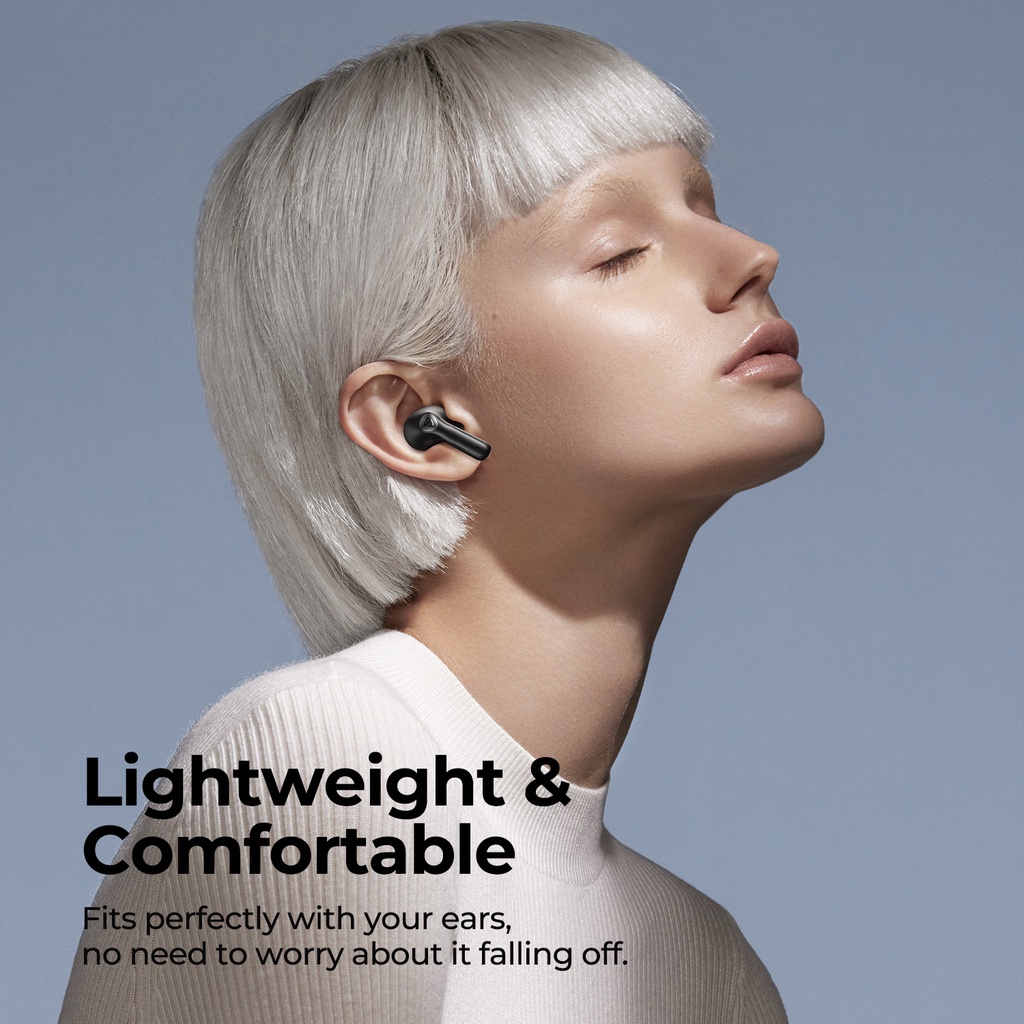 Tai nghe nhét tai SOUNDPEATS air3 pro kết nối bluetooth v5.2 qcc3046 chống ồn thiết kế độc đáo