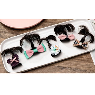 kẹp chùm tóc giả cute cho bé