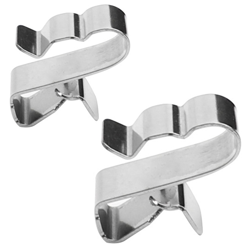 Set 10 / 20 Kẹp Dây Cáp Bằng Kim Loại Tiện Dụng Cho Tàu Thuyền / Cắm Trại