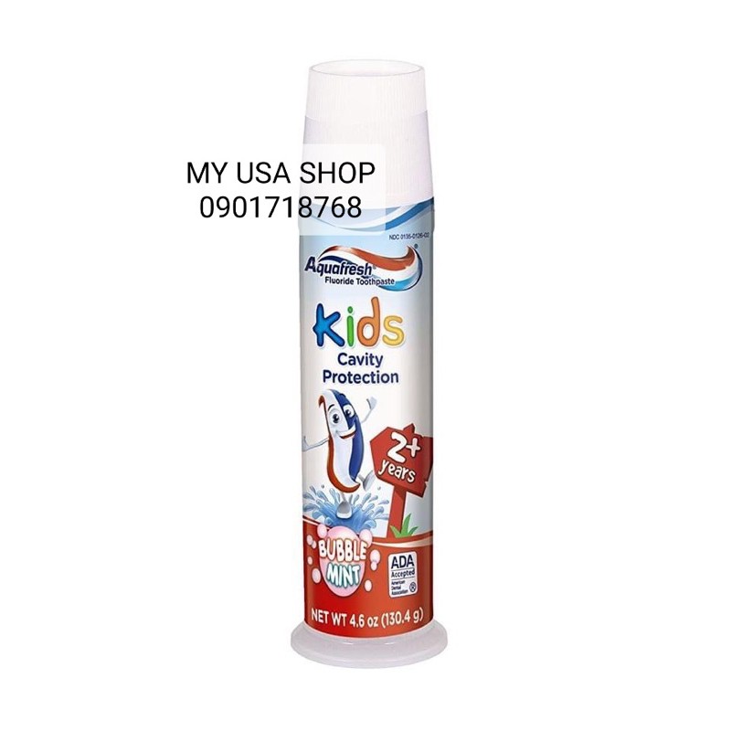 Kem đánh răng cho bé❤️ Kem Đánh Răng AQUAFRESH KIDS CAVITY PROTECTION🦋