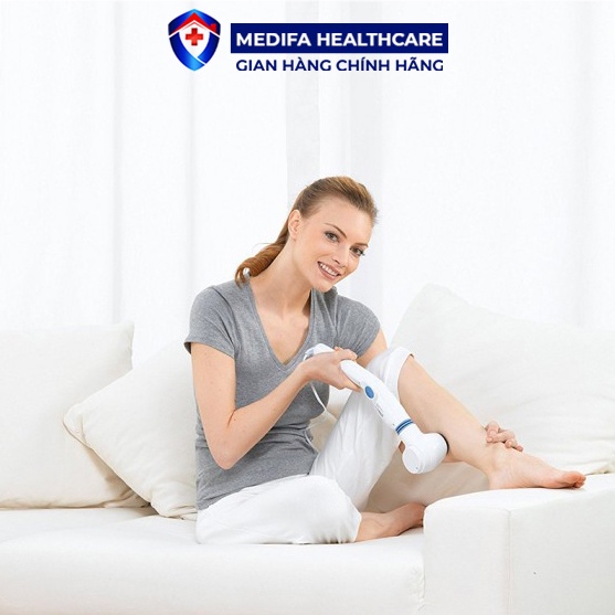 Máy massage cầm tay có đèn hồng ngoại Beurer MG40 chính hãng - Thiết bị y tế gia đình Medifa