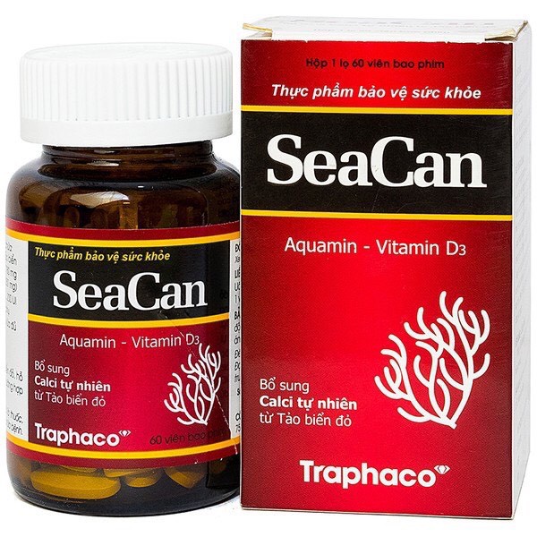 Ống uống bổ sung Canci tự nhiên từ tảo biển đỏ Seacan Plus Hộp 20 ống