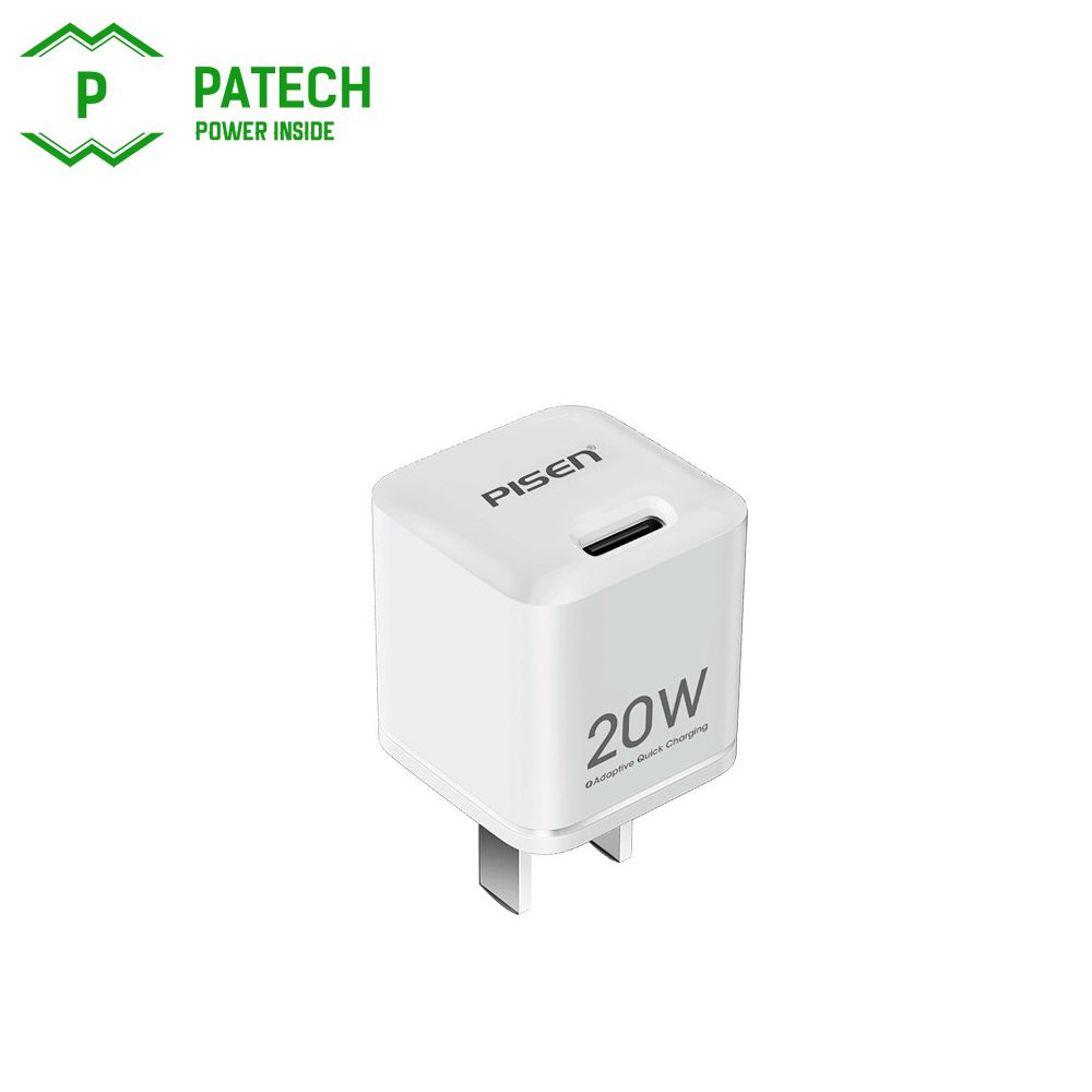 Sạc cao cấp PISEN Quick Teeny PD sạc nhanh, công suất sạc 20W, nhỏ gọn, model: TS-C136 - Hàng chính hãng, bh 18 tháng