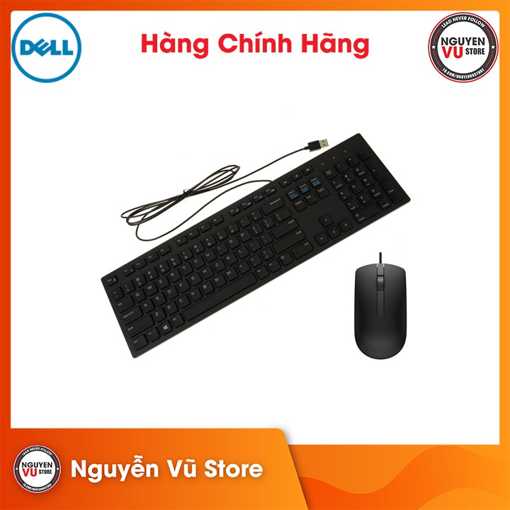 Bộ bàn phím Dell KB216 + Chuột Dell MS116-Hàng Chính Hãng