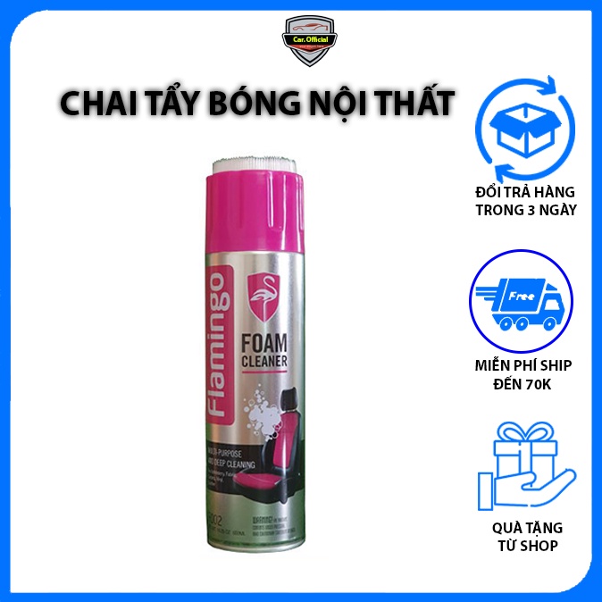 Vệ Sinh Nội Thất Ô Tô – Chai Xịt Đa Năng Vệ Sinh Nội Thất - Ghế Da Ô Tô và Nội Thất Gia Đình Flamingo F002