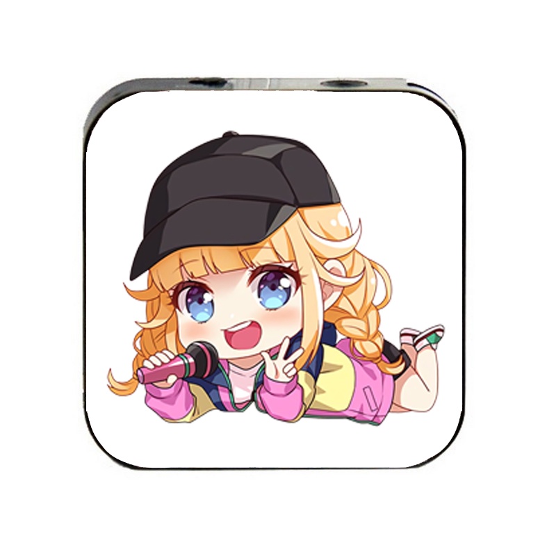 Máy nghe nhạc mp3 KHỔNG MINH THÍCH ĐI QUẨY cầm tay mini tặng tai nghe dây cắm có mic &amp; dây sạc game anime chibi