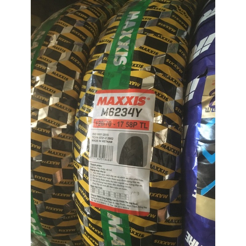 Lốp maxxis sau Exciter 70/90/17 - 120/70/17