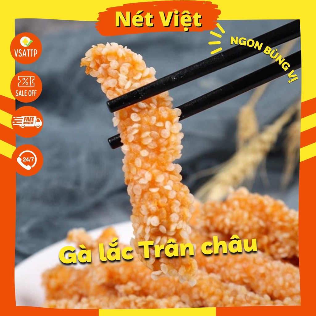 Gà lắc trân châu hoàng kim hiệu Nicefood thơm giòn túi 500gr