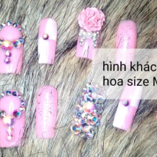 hoa bột trang trí móng (cẩm tú cầu)