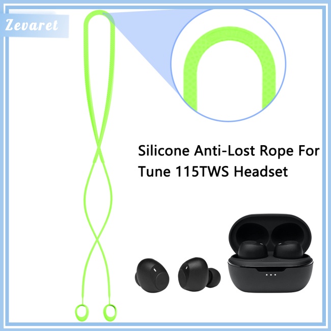 Dây Đeo Cổ Bằng Silicon Co Giãn Chống Mất Cho Jbl Tune 115tws
