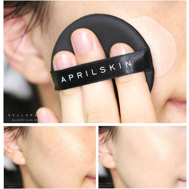 Phấn nước dưỡng ẩm và che phủ hoàn hảo Aprilskin Perfect Magic Cover Fit Cushion 2.0 SPF50+/PA+++ 13g | BigBuy360 - bigbuy360.vn