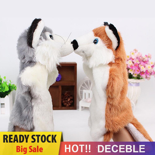 Pop It Fidget Đồ chơi Cute Fox Hand Puppet Baby Kids Children Soft Doll Plush Educational Đồ chơis