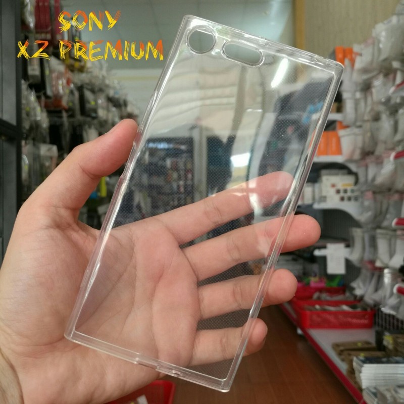 Ốp lưng Sony Xperia XZ Premium silicon trong suốt