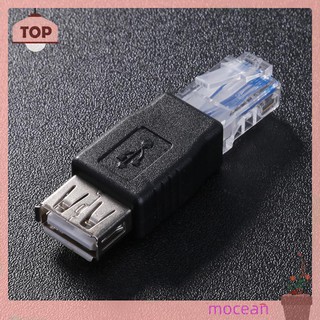 Đầu nối chuyển đổi cáp mạng LAN cổng cắm Ethernet RJ45 sang phích cắm USB