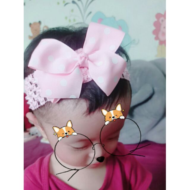 Set 3 turban cho bé gái 0-24m