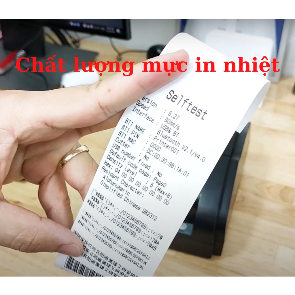 Máy In Hóa Đơn, In Đơn Hàng, In Bill Xprinter 58IIH, GP5890XIII K58mm phù hợp với tất cả phần mềm bán hàng BH 12 tháng