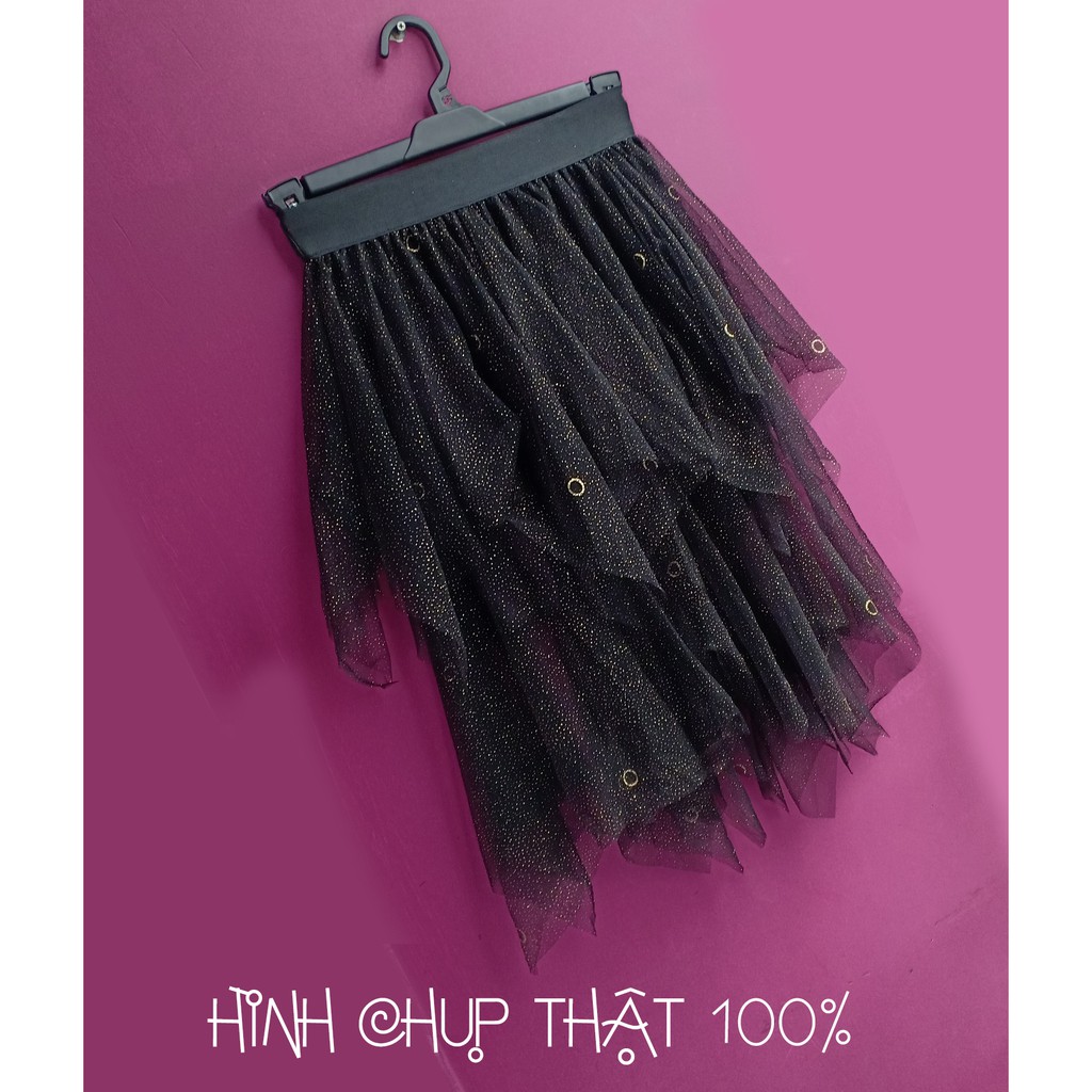 chân váy ulzzang kim tuyến vạt xéo 40-90kg | BigBuy360 - bigbuy360.vn