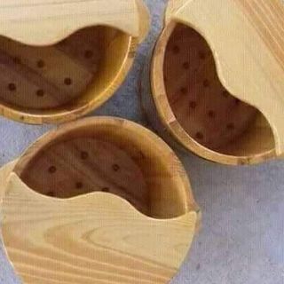 Chậu gỗ ngâm chân có lắp