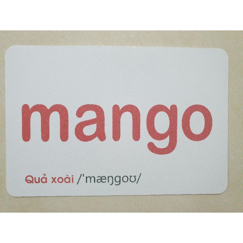 Sách - Flashcard Tiếng Anh thẻ Thông Minh chuẩn Glenn Domann