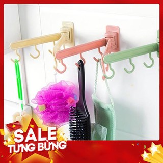 Móc dính tường 6 móc treo đồ đa năng – Móc treo siêu dính thu gọn - CỰC RẺ