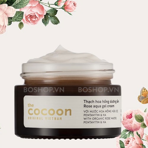 Thạch hoa hồng dưỡng ẩm Cocoon 30ml - 100ml