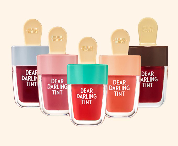 [Hàng mới về] Son môi ETUDE HOUSE Dear Darling dạng lỏng màu đỏ hồng 4.5g