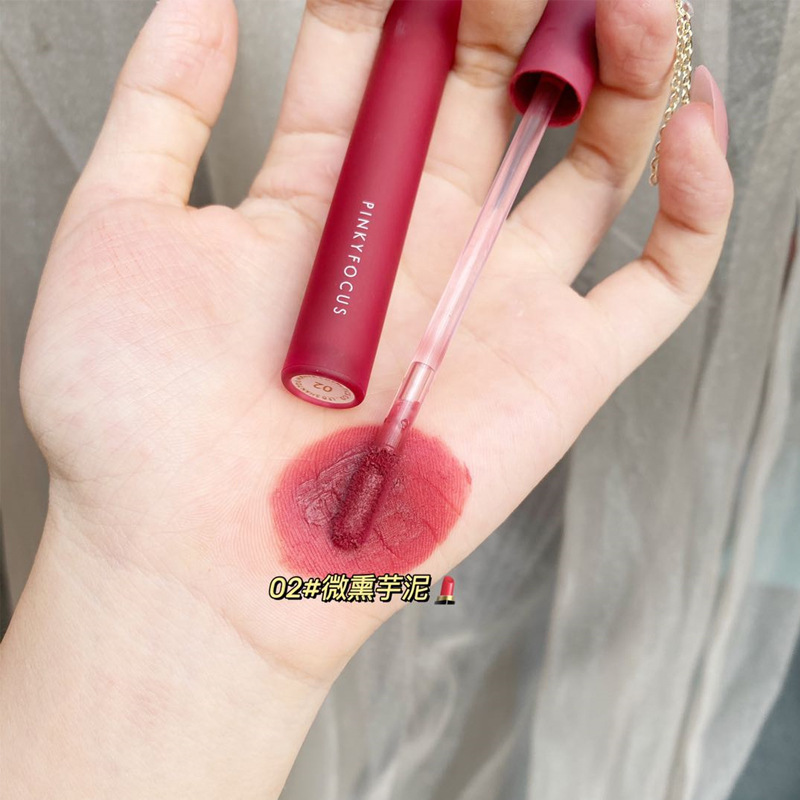 【pinkyfocus】 Lip mud, marmalade air lipstick, high value rotten tomato lipstick, plain white lip gloss, lipstick