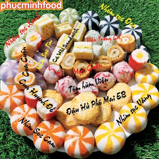 Set 5 loại Nhím Biển và 7 loại viên thả lẩu Malaysia đóng gói 1000gram